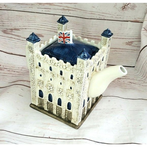 Rare Little Gems Collection London Pottery Porcelain Tea Pot - British Design - Picture 1 of 12